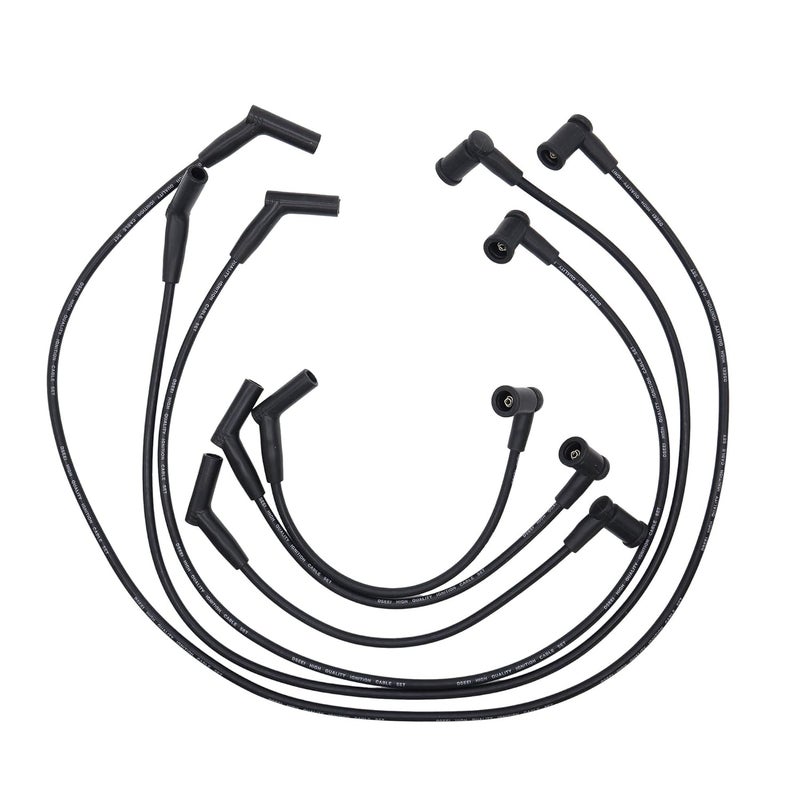 OXCANO 671-6108 Ignition Spark Plug Wires Set of 6 Compatible with Ford Mustang 2001 2002 2003 2004 V6 3.8L, Compatible with Mustang 2004 V6 3.9L-Petrol, 8MM - Image 1